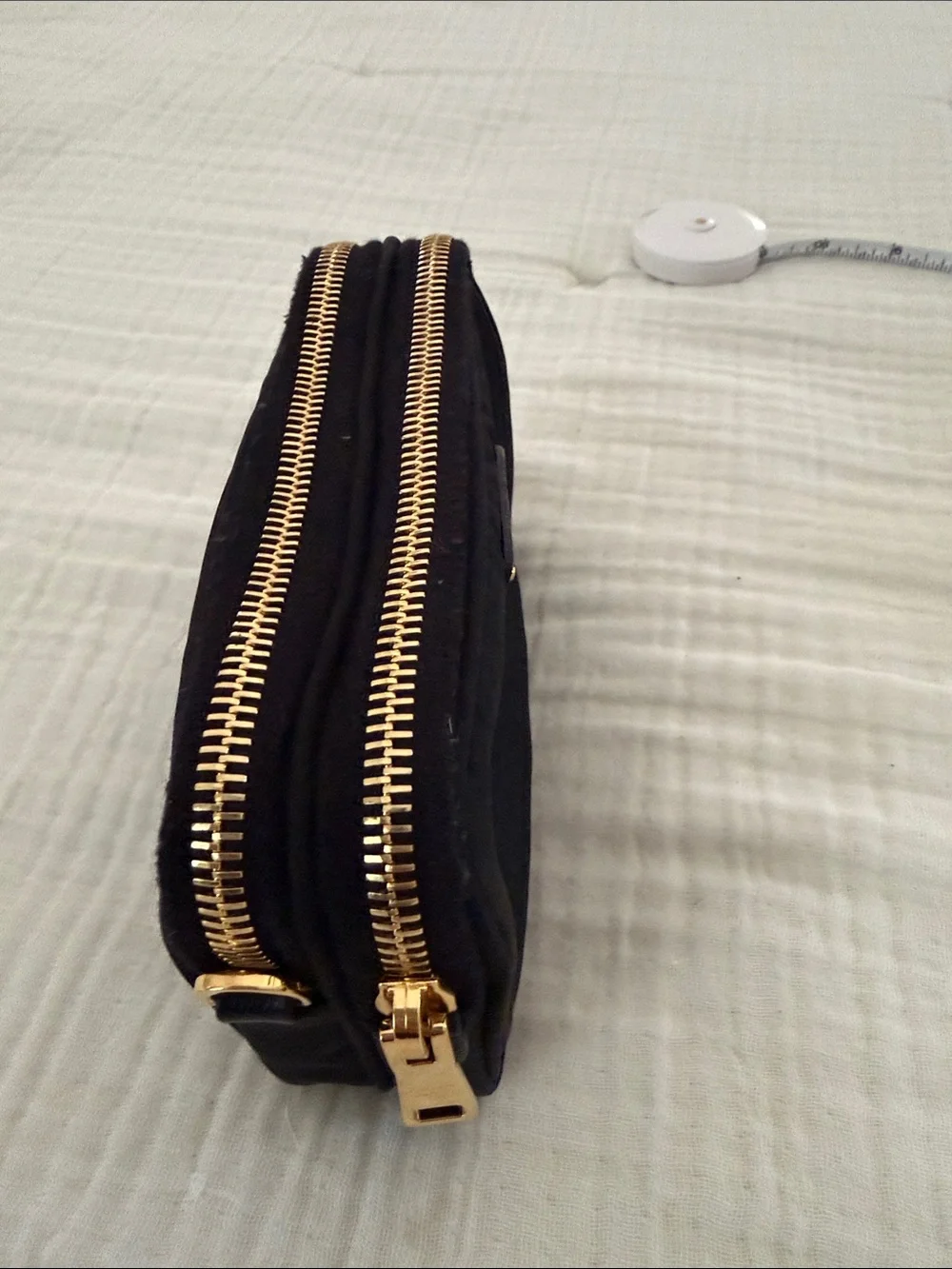 Prada Contenitore Tracolla Tesuto Black Nylon mini Camera Bag (1NF861)